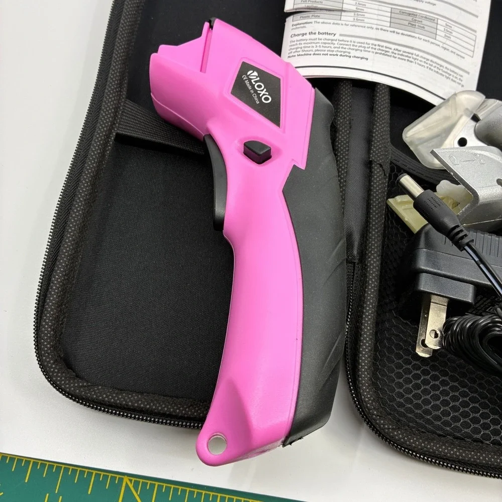 VLOXO electric scissors shears with 2 tips and case tested‎ sewing quilting